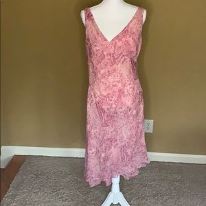 Spenser Jeremy - Pink Silk Beaded Wrap Dress